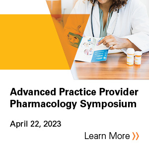 2023 Advanced Practice Provider Pharmacology Symposium Banner